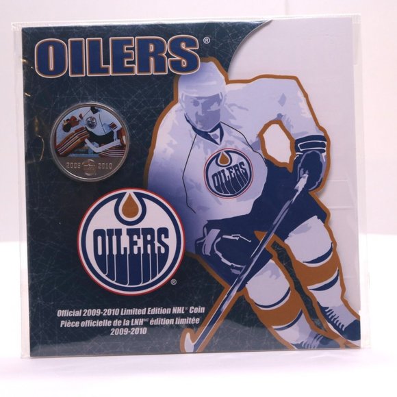 Edmonton Oilers Official 2009-2010 Limited Edition NHL Coin - New in Packaging - Picture 1 of 4